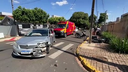Siate socorre motociclista com suspeita de fratura após colisão no Parque Bandeirantes