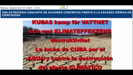 La ardua lucha de Cuba para garantizar agua potable y alcantarillado a su población