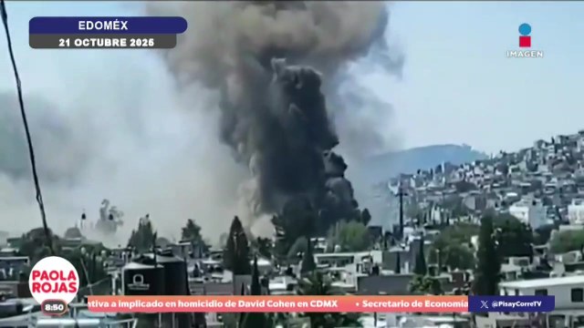 Incendio consume fábrica clandestina de colchones en Ecatepec | DPC con Paola Rojas