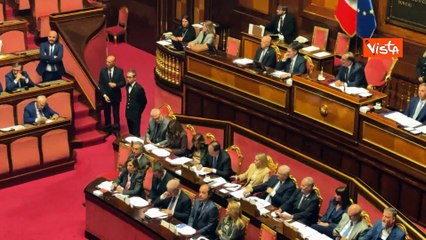 Proteste in Aula durante intervento Maiorino, La Russa a Croatti: Creare tensione oggi non funziona