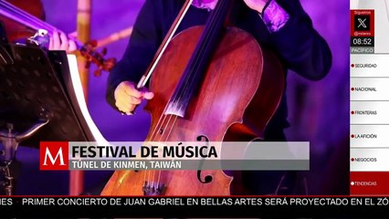 El túnel de Kinmen, antiguo refugio de guerra, hoy vibra con música y arte en Taiwán