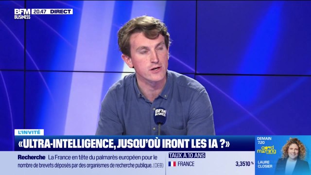 Aymeric Roucher (auteur de l'ouvrage Ultra-intelligence, Jusqu'où iront les IA ? ) : Ultra-intelligence, Jusqu'où iront les IA ? - 22/10