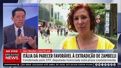Itália dá parecer favorável para extradição de Zambelli, diz AGU
