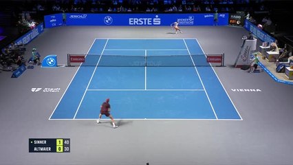 Vienne - Sinner expéditif contre Altmaier