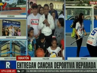 Falcón | Más de 350 jóvenes son favorecidos con la recuperación de espacios deportivos