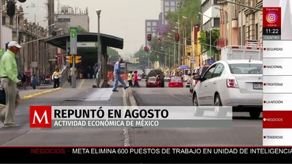 Actividad económica de México repunta 0.6% en agosto, impulsada por el sector agropecuario