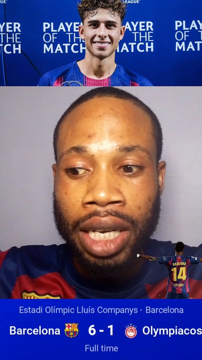 Barcelona 6 Olympiacos 1
