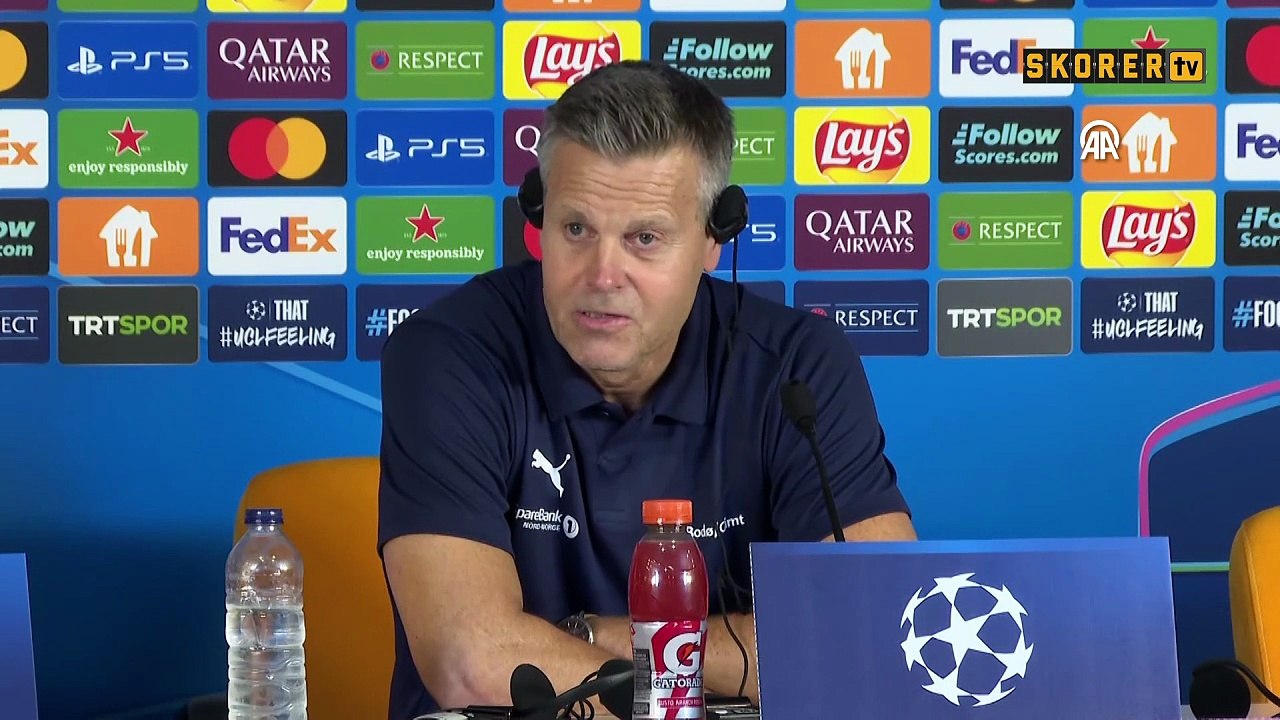 Bodo/Glimt teknik direktörü kulak tıkacı taktı! 'Halen başım ağrıyor'