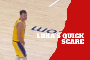 Luka Doncic reassures fans after scare in Lakers game