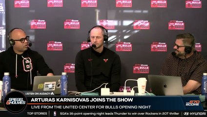 Arturas Karnisovas is a 'nervous' observer of Bulls games