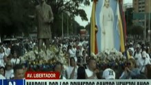 Venezolanos marchan en honor a los Santos José Gregorio Hernández y Carmen Rendiles