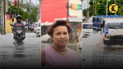 Inundaciones en calles de El Almirante: "Eso parece el río Ozama y nadie hace nada"