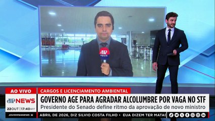 Acenos políticos: governo age para agradar Alcolumbre por vaga no STF