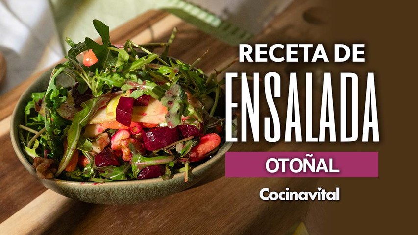Receta de ensalada otoñal, deliciosa y reconfortante