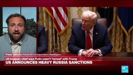 Putin wasn't 'honest' with Trump, treasury chief says as US imposes massive sanctions