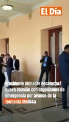 Presidente Abinader encabezará nueva reunión con organismos de emergencia por avance de la tormenta Melissa
