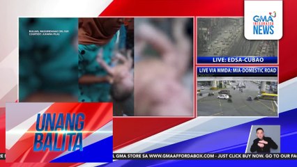 Bagong silang na sanggol, natagpuan sa basurahan malapit sa isang ospital | Unang Balita