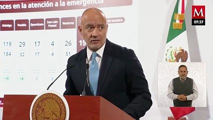 Suman 85 mil 200 viviendas censadas tras afectaciones por lluvias