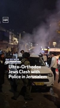 Ultra-Orthodox Jews Clash With Police In Jerusalem