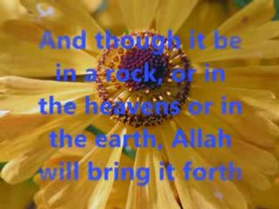 Advice Lugman to his son Ratschlag Lugman Islam Allah