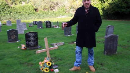 Richard Growden vents his anger at the flattening of Porlock Cemetery headstones in a video filmed by George Ody.