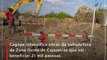 Cagepa intensifica obras da subadutora da Zona Oeste de Cajazeiras que vai beneficiar 21 mil pessoas