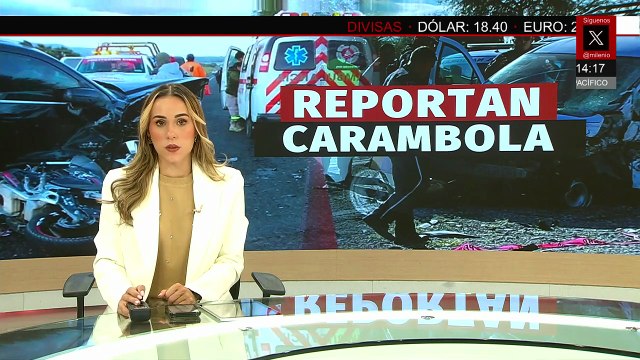 Fuerte choque en la carretera Tlacotepec-Tepanco deja a un motociclista grave y varios lesionados