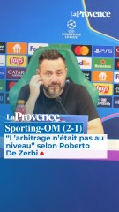 Sporting-OM (2-1) : "Il n'y avait qu'une équipe sur le terrain, c'était l'OM", nuance Roberto De Zerbi
