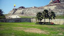 The Castillo San Felipe de Barajas in Cartagena, Colombia