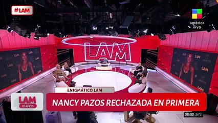NANCY PAZOS FUE RECHAZADA EN PRIMERA CLASE
