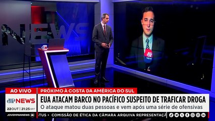 Tráfico de drogas: EUA atacam barco suspeito no Pacífico perto da Colômbia