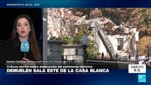 Directo D.C. y la polémica demolición de parte de la Casa Blanca