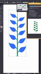 Cara buat brush daun