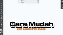Cara membuat pattern bunga