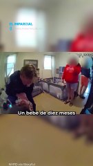 Hacen que un bebé vuelva a respirar: Policías de NY