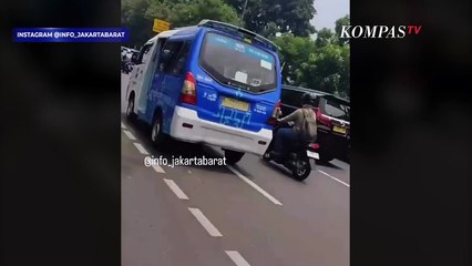Viral Anggota TNI AL Diduga Pukul Driver Ojol di Grogol, Berakhir Damai!