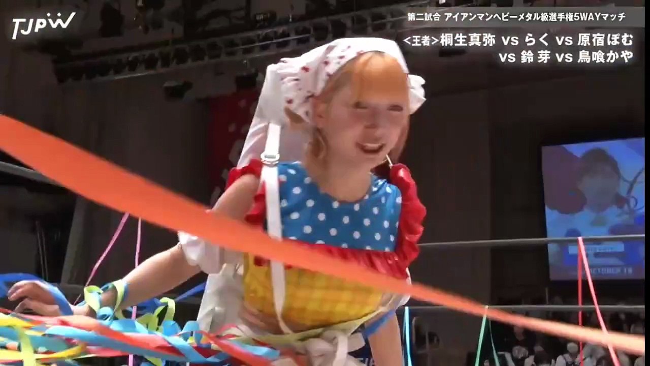 TJPW Additional Attack '25 DDT Iron Heavy Metal Weight Championship 5 Way Mahiro Kiryu vs. Raku vs. Pom Harajuku vs. Suzume vs. Kaya Toribami