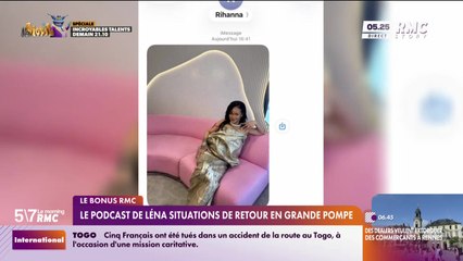 Le bonus RMC : Le podcast de Léna Situations de retour en grande pompe - 23/10