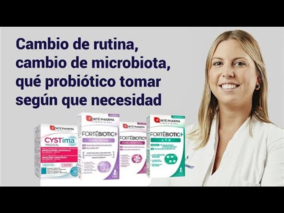 Cambio de rutina, cambio de microbiota, qué probiótico tomar según qué necesidad
