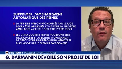 Eric Henry revient sur le projet de loi dévoilé par Gérald Darmanin