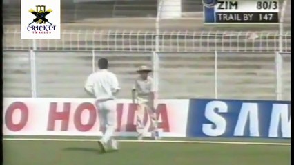 Alistair Campbell 102 off 186 Balls 253 Mins 15 Fours vs India 2nd Inning 2nd Test, Nagpur, November  2000