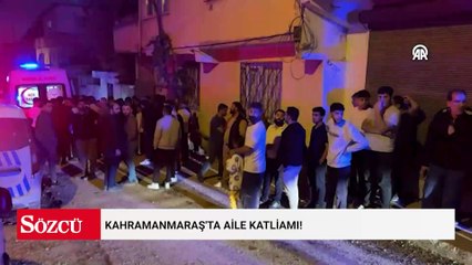 Kahramanmaraş'ta aile katliamı! Eski eşini; kayınvalidesi ve üvey kızını vurup intihara teşebbüs etti
