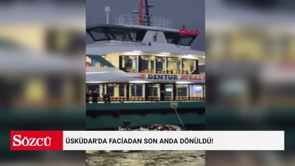 Üsküdar'da faciadan son anda dönüldü! Yolcu motoru balıkçı teknesine çarptı