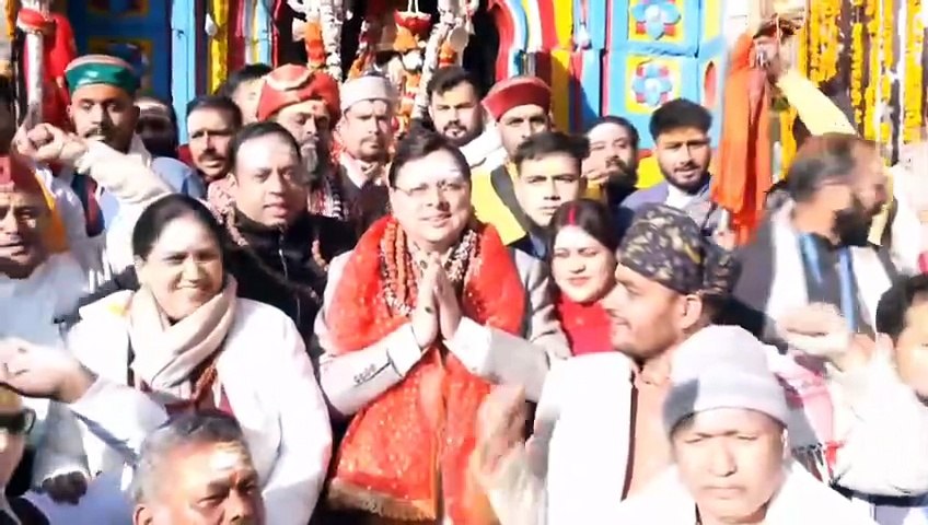 The doors of Kedarnath Dham are closed for the winter Chief Minister Pushkar Singh Dhami also attended the rituals