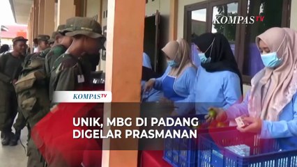 MBG di Padang Diberikan secara Prasmanan: Supaya Makanan Tetap Segar dan Hangat