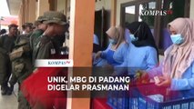MBG di Padang Diberikan secara Prasmanan: Supaya Makanan Tetap Segar dan Hangat