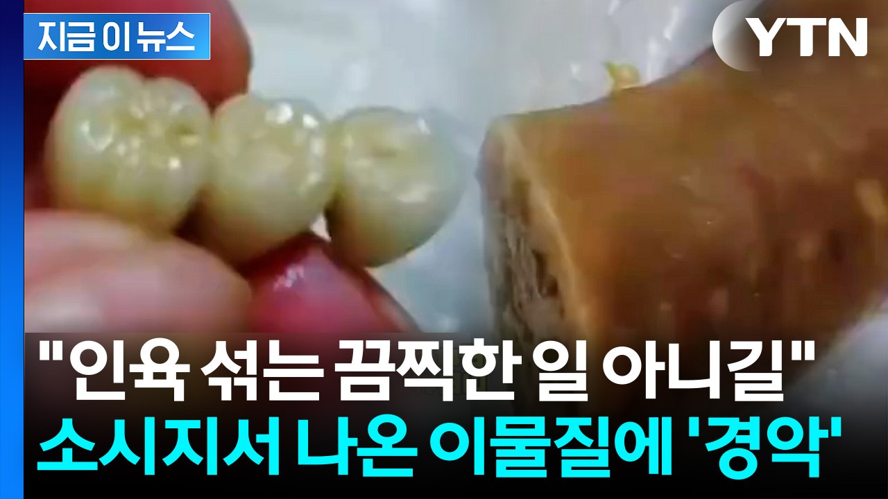 중국 비위생 '상상초월'...딤섬·소시지서 나온 인공치아에 '발칵' [지금이뉴스] /...
