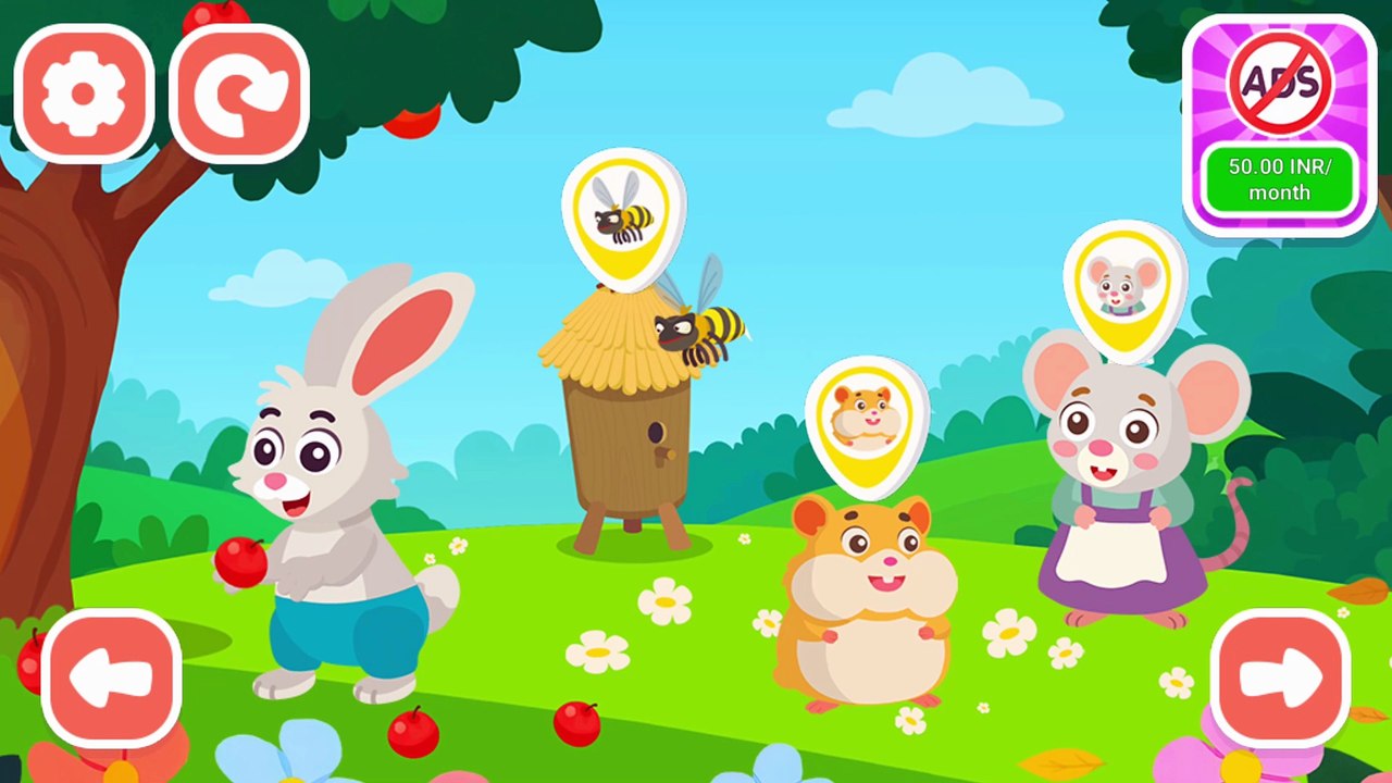 Forest Meadow Adventures 🐰🐝🐭 | Fun Animal Gameplay for Kids