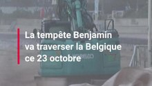 La tempête Benjamin traverse la Belgique ce jeudi