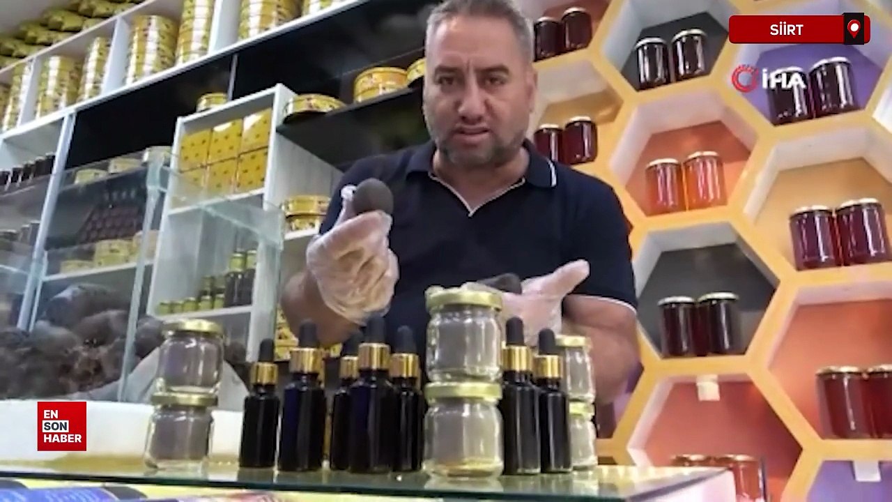 Siirt'te propolisin 50 gramı bin 250 liradan satılıyor
